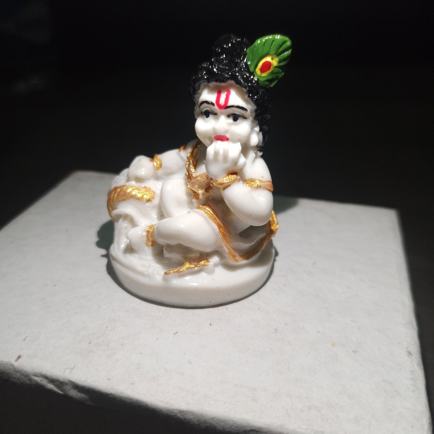 Laddu Gopal ji Car Dash Board Mandir