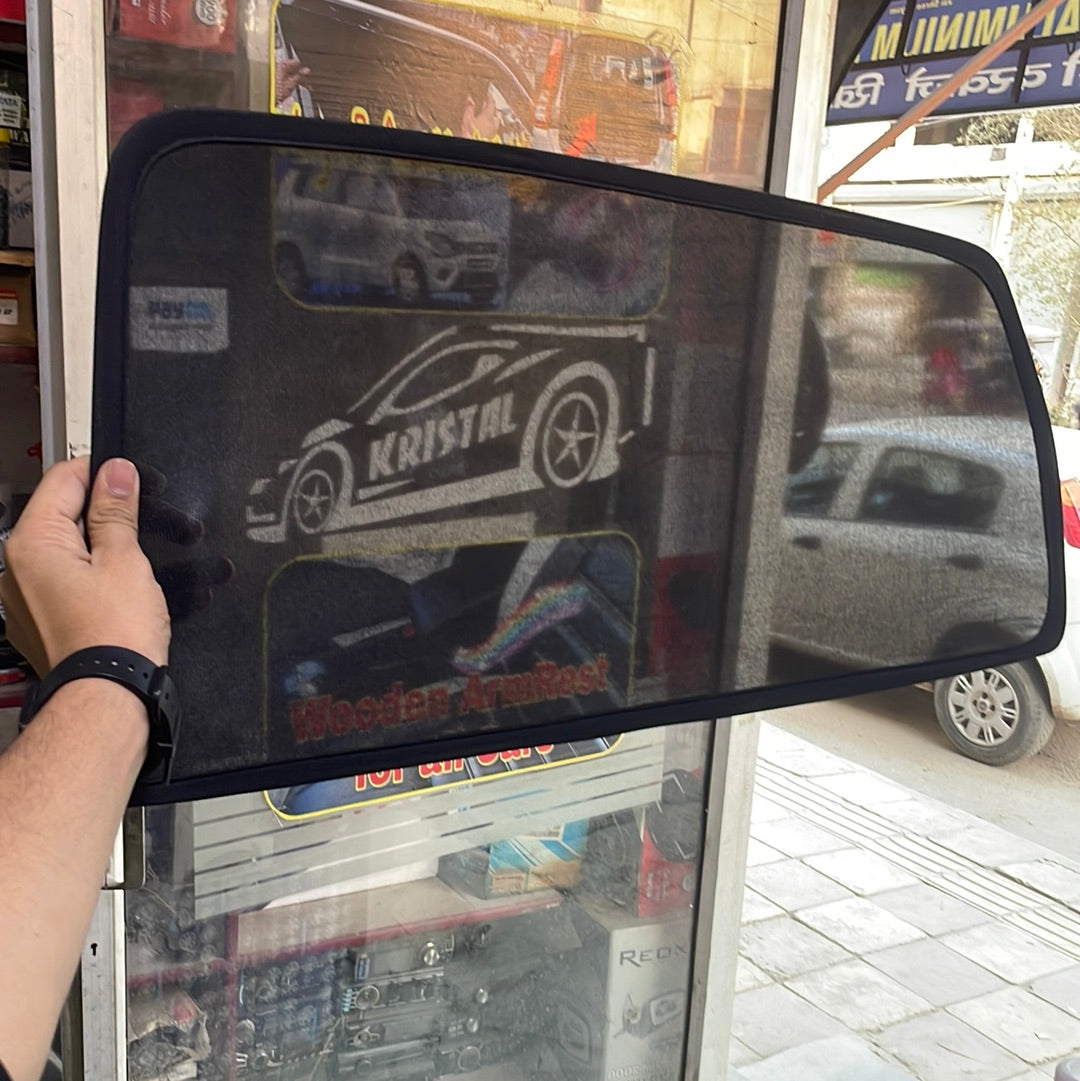 Tata Altroz fix half curtains black set of 4