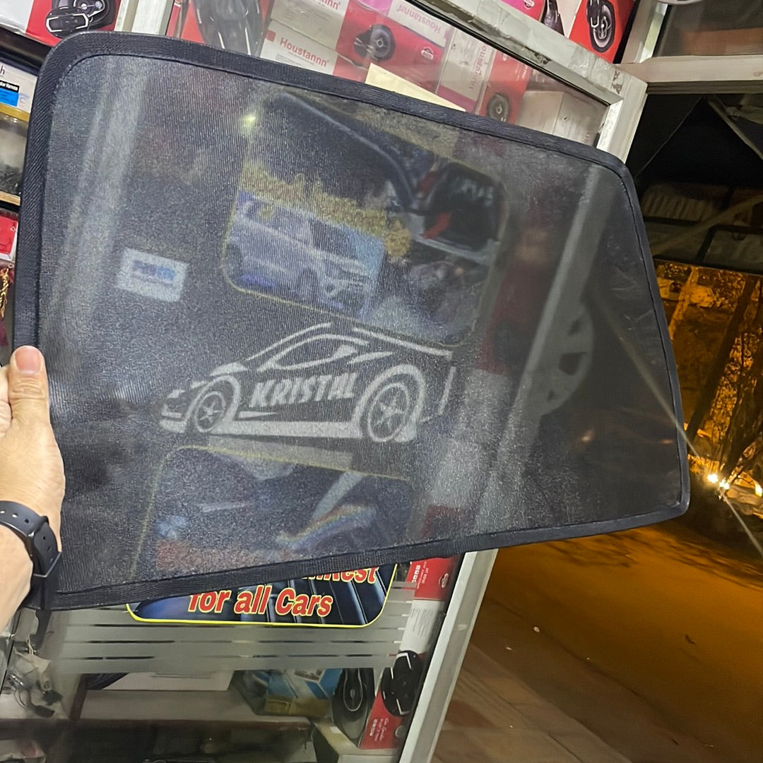 Latest WagonR fix half curtains black set of 4 pcs