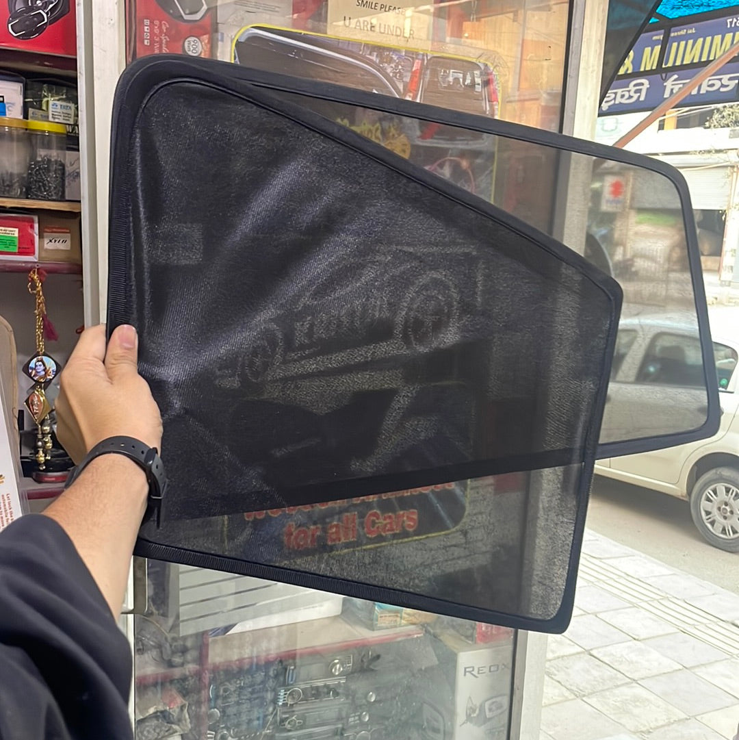 Celerio Latest (2022-24) fix half curtains black set of 4