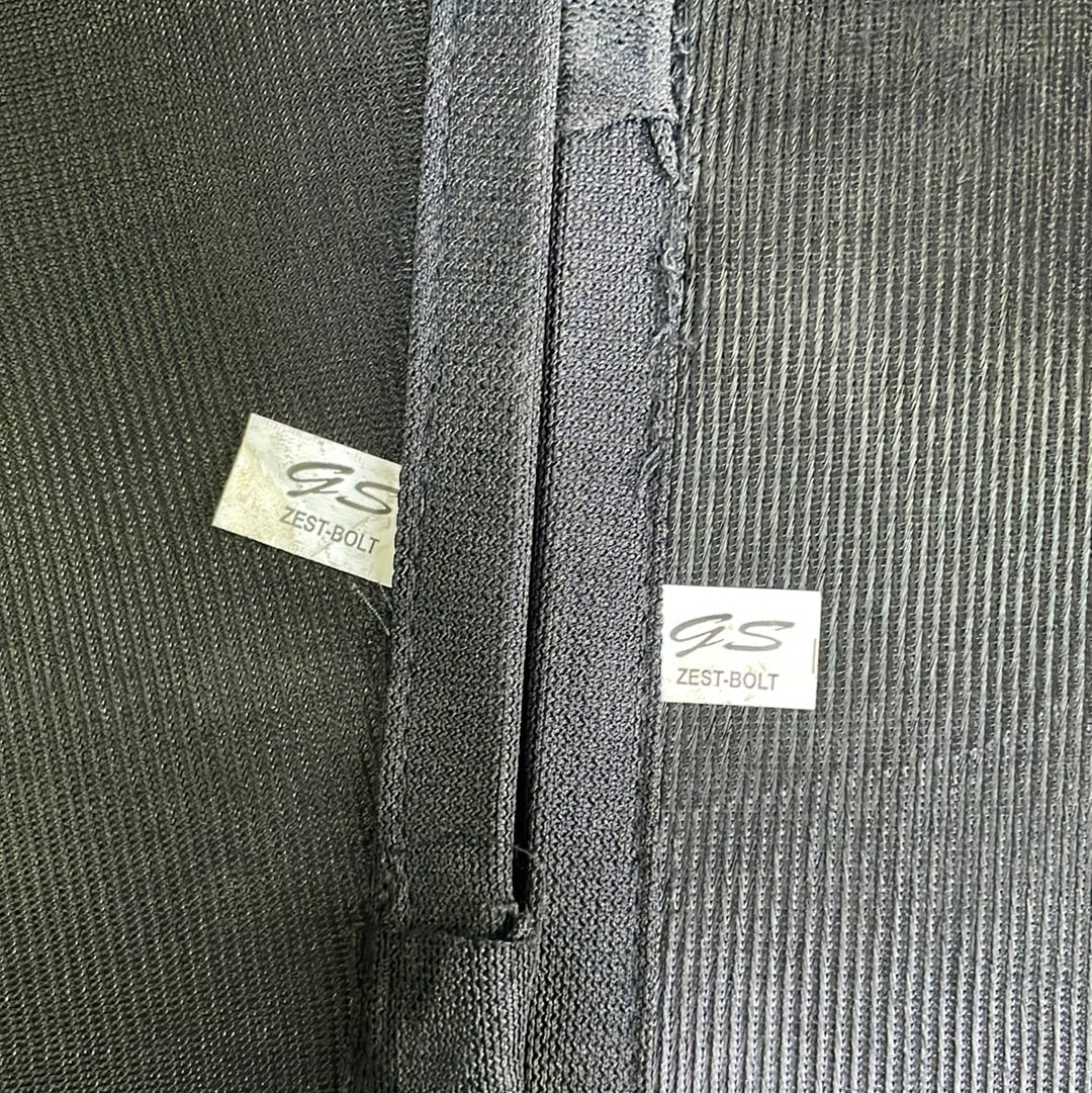 Tata Zest & Bolt fix half curtains black set of 4