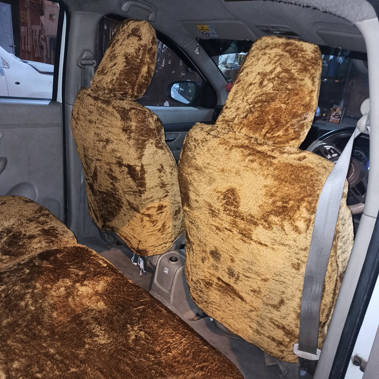 Grand Vitara loose car seat cover valvet look