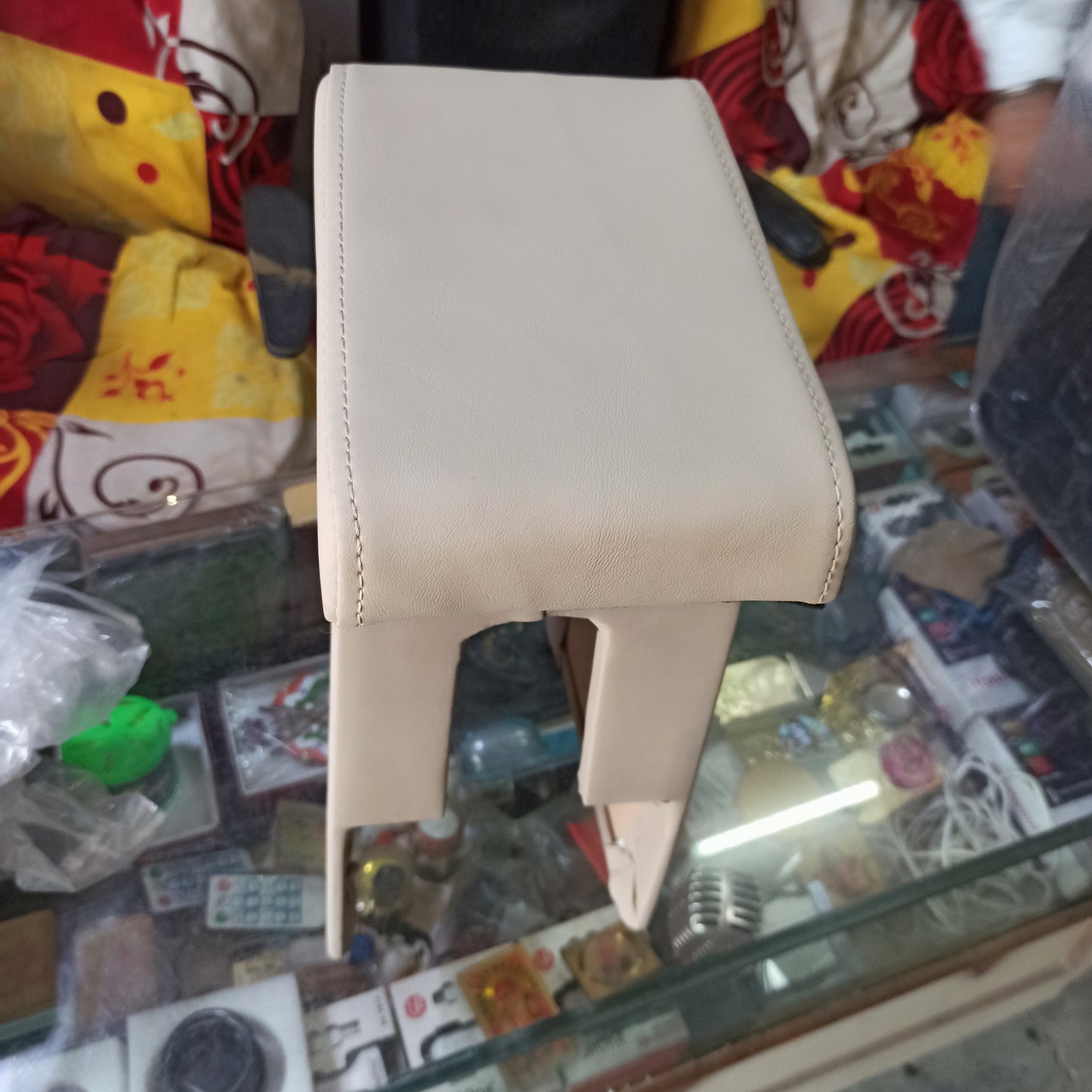 Ertiga Latest proper Wooden Armrest Beige