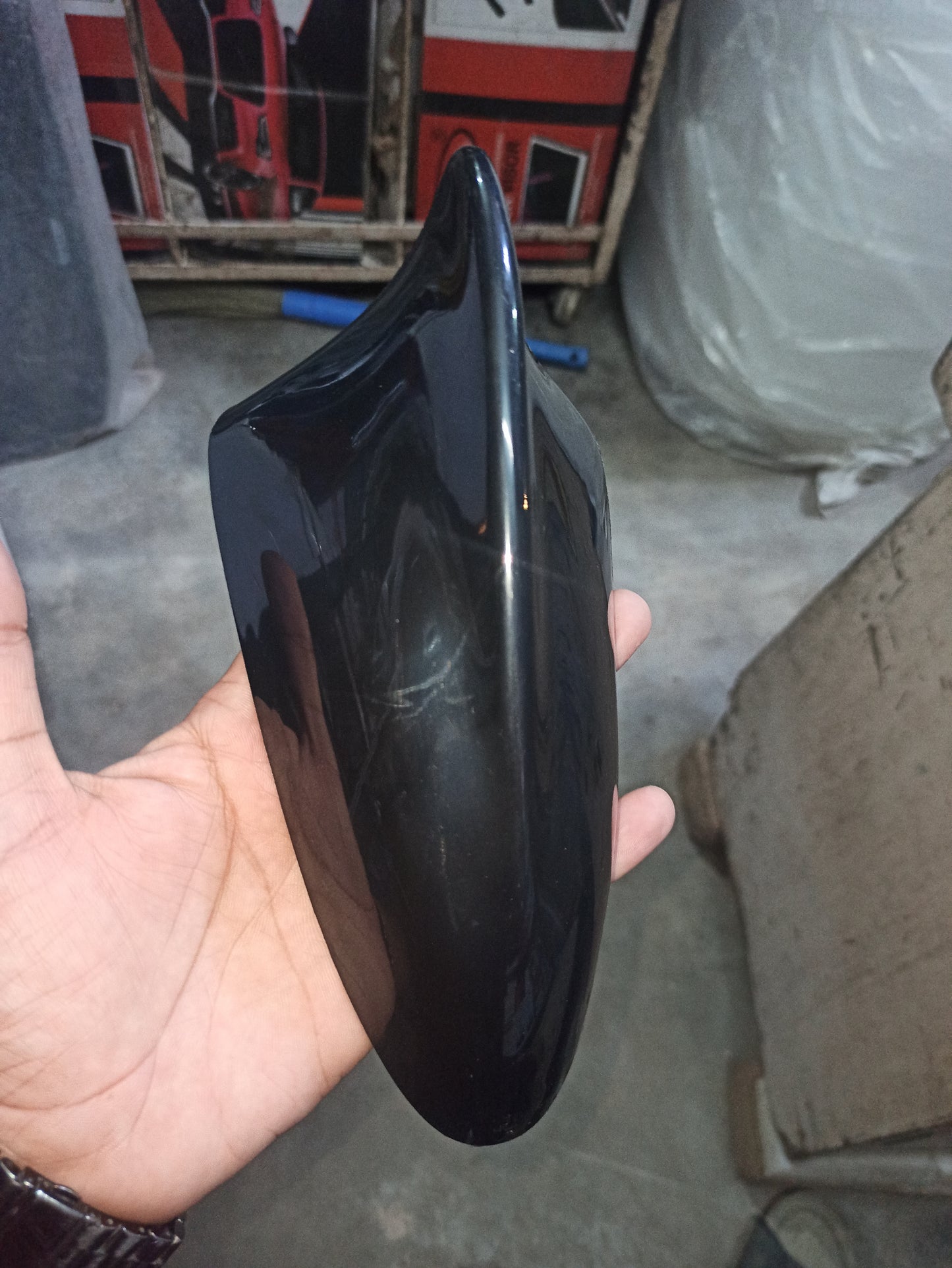 Car Shark fin Antenna Big size Black