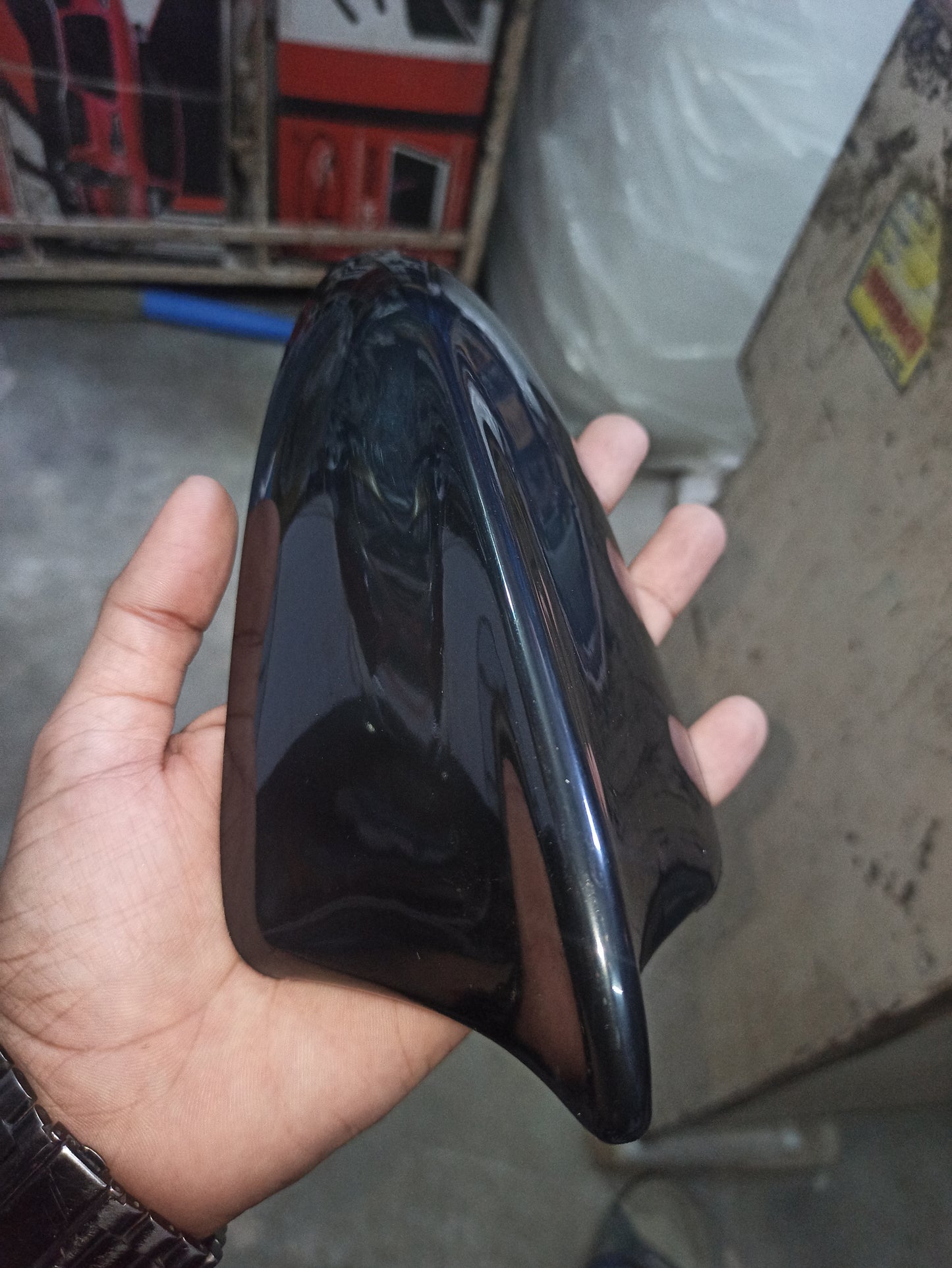 Car Shark fin Antenna Big size Black
