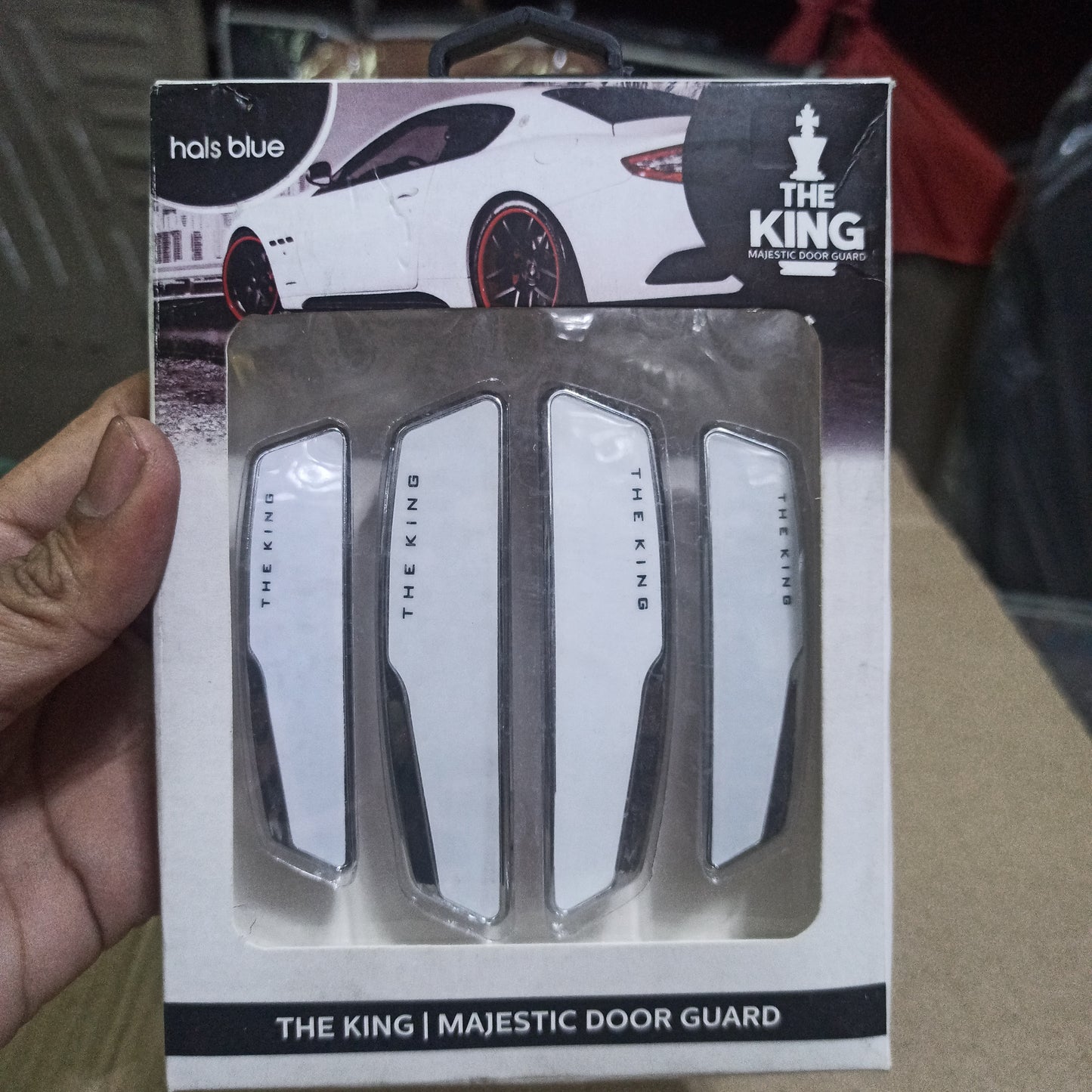 King car door guard white heavy