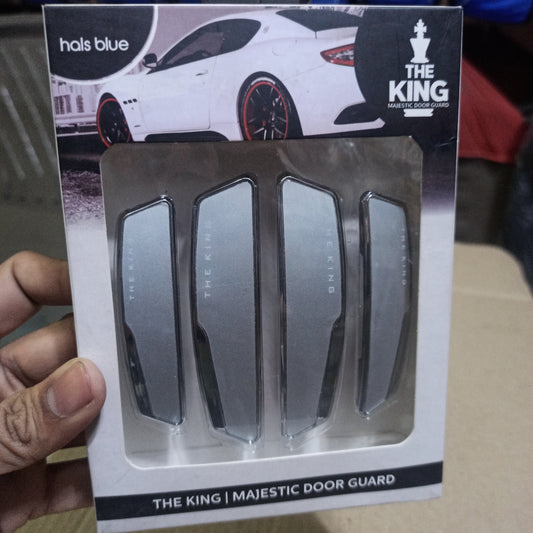 King car door guard silver heavy