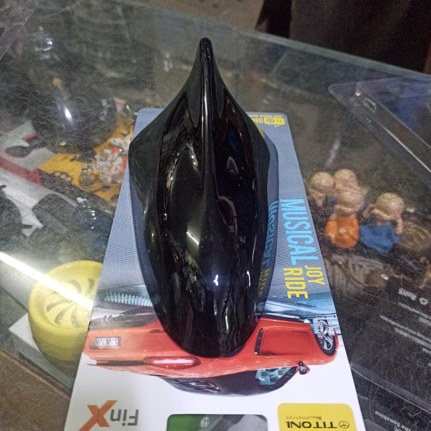 Car Shark fin Antenna Big size Black Titoni