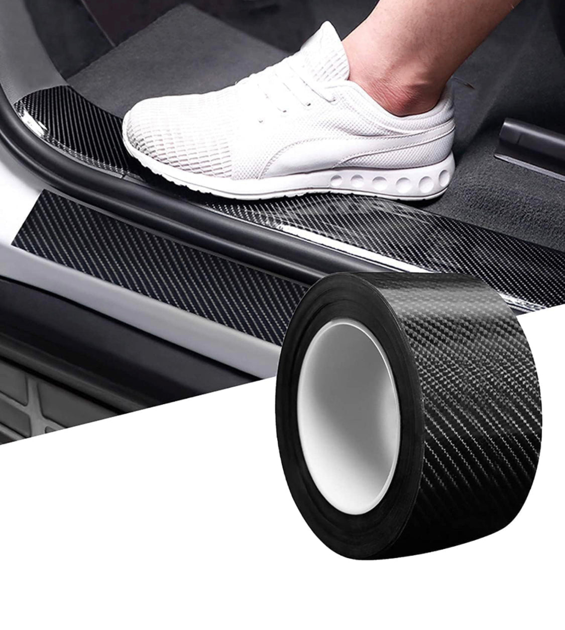 Carbon fibre Tape for any Car black Carbon 5mtrs roll