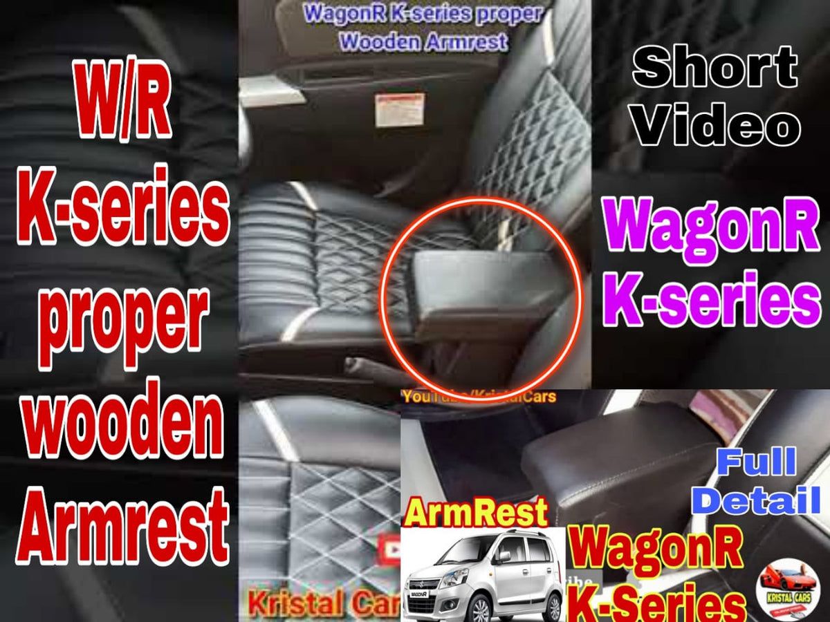 WagonR k series proper Wooden Armrest – Kristal Cars