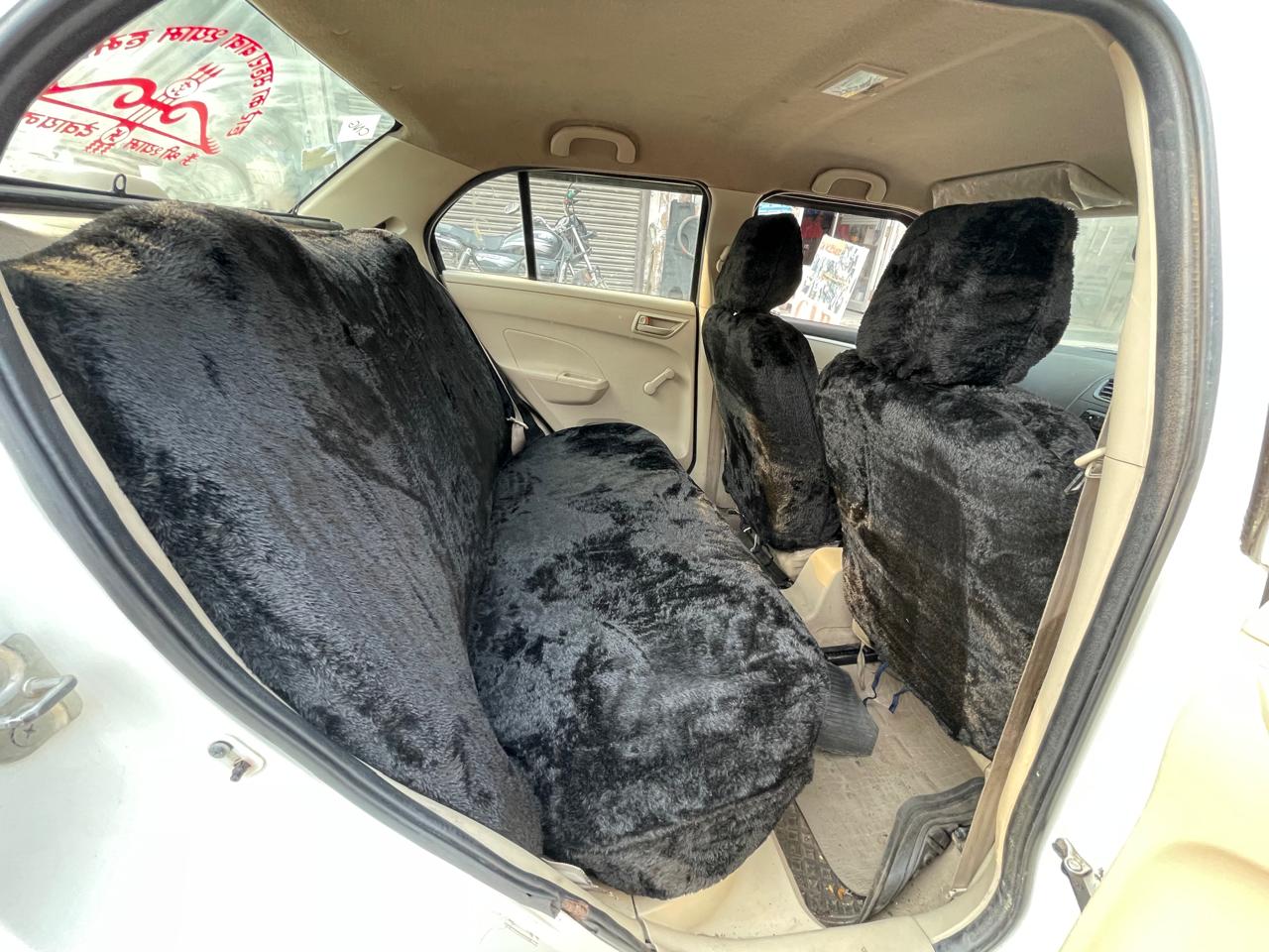 Suzuki Dzire seprate Headrest loose car seat cover valvet look