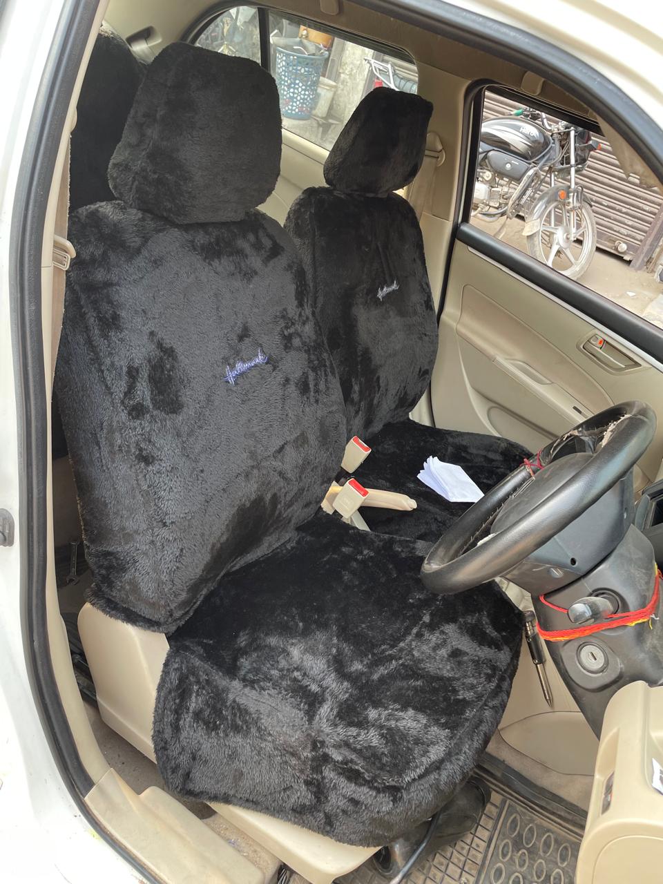 Suzuki Ritz loose car seat cover valvet look