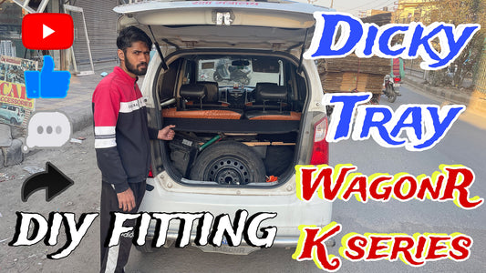 WagonR k series Dicky wooden Tray black