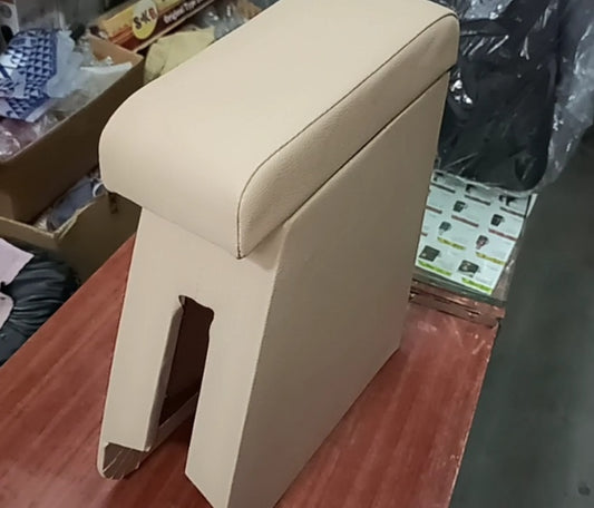 Swift Dzire Proper wooden Armrest Beige