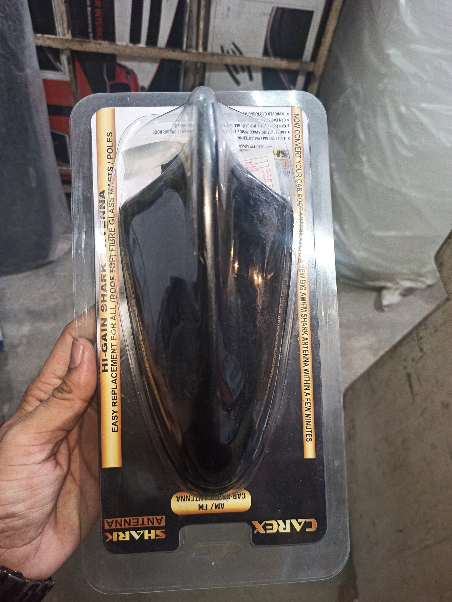 Car Shark fin Antenna Big size Black